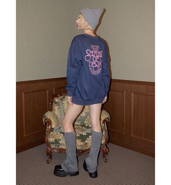 EVRIS「プレーティングリブレッグウォーマー」|レッグウォーマー|