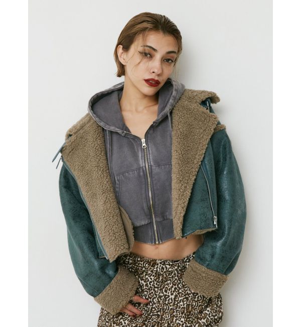 EVRIS「ショートボアブルゾン」|ブルゾン・スタジャン|