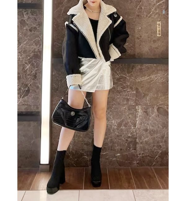 EVRIS「ショートボアブルゾン」|ブルゾン・スタジャン|