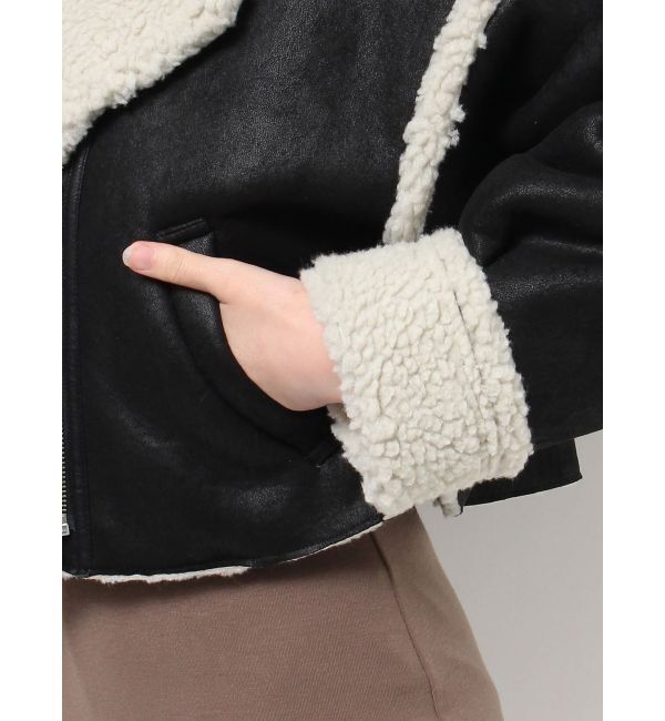 EVRIS「ショートボアブルゾン」|ブルゾン・スタジャン|