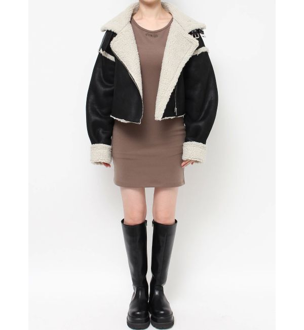 EVRIS「ショートボアブルゾン」|ブルゾン・スタジャン|