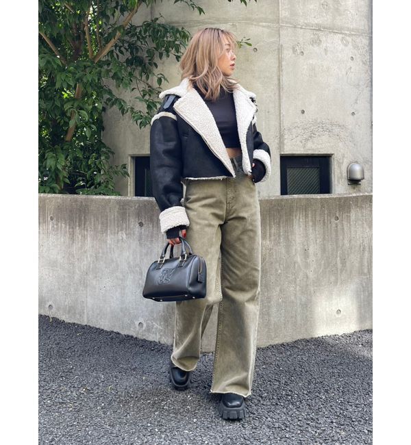 EVRIS「ショートボアブルゾン」|ブルゾン・スタジャン|