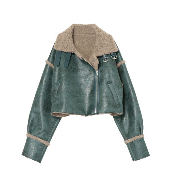 EVRIS「ショートボアブルゾン」|ブルゾン・スタジャン|