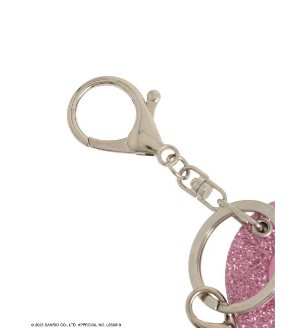 EVRIS「【メロクロコラボ】マイメロディグリッターミラーキーホルダー」|チャーム・キーホルダー|