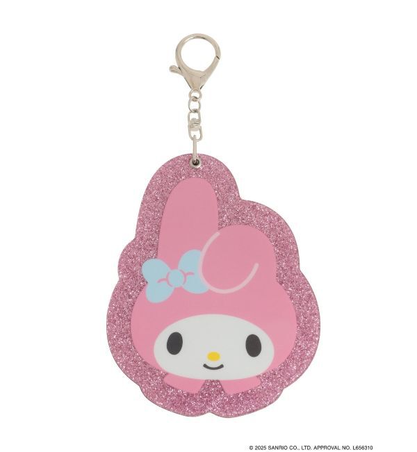 EVRIS「【メロクロコラボ】マイメロディグリッターミラーキーホルダー」|チャーム・キーホルダー|