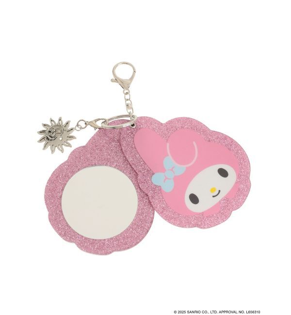 EVRIS「【メロクロコラボ】マイメロディグリッターミラーキーホルダー」|チャーム・キーホルダー|