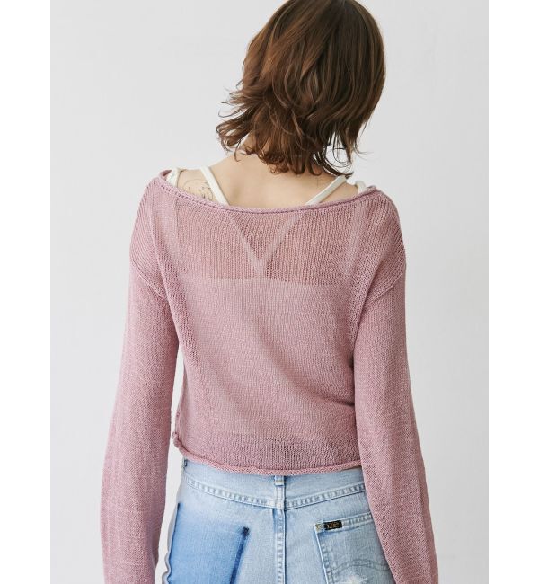 jouetie「ストールシアーニット」|ニット・セーター|