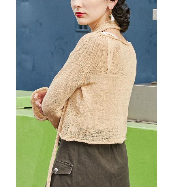 jouetie「ストールシアーニット」|ニット・セーター|