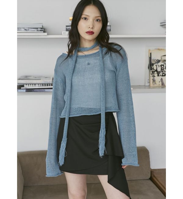 jouetie「ストールシアーニット」|ニット・セーター|