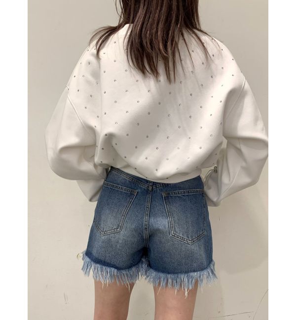 jouetie「ダメージデニムショートパンツ」|デニム|