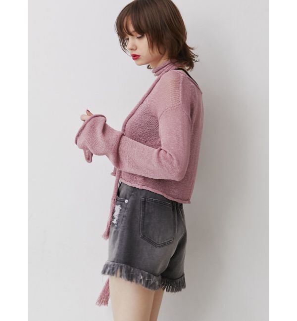 jouetie「ダメージデニムショートパンツ」|デニム|