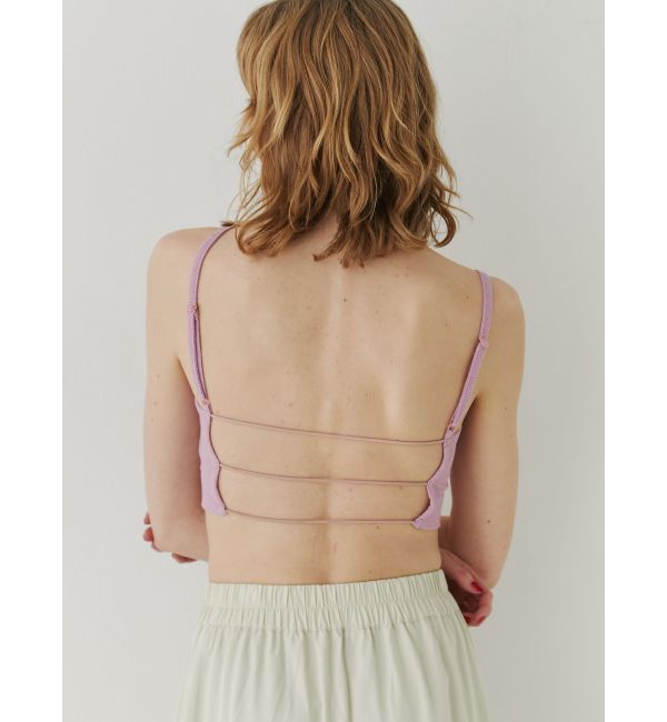 jouetie「バックオープンラメブラレット」|キャミソール|