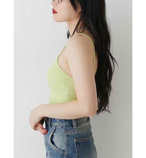 jouetie「バックオープンラメブラレット」|キャミソール|