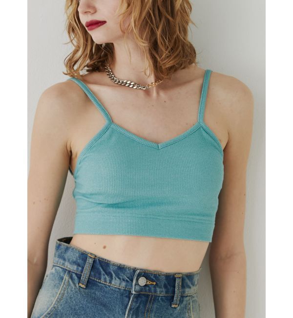 jouetie「バックオープンラメブラレット」|キャミソール|ブルー