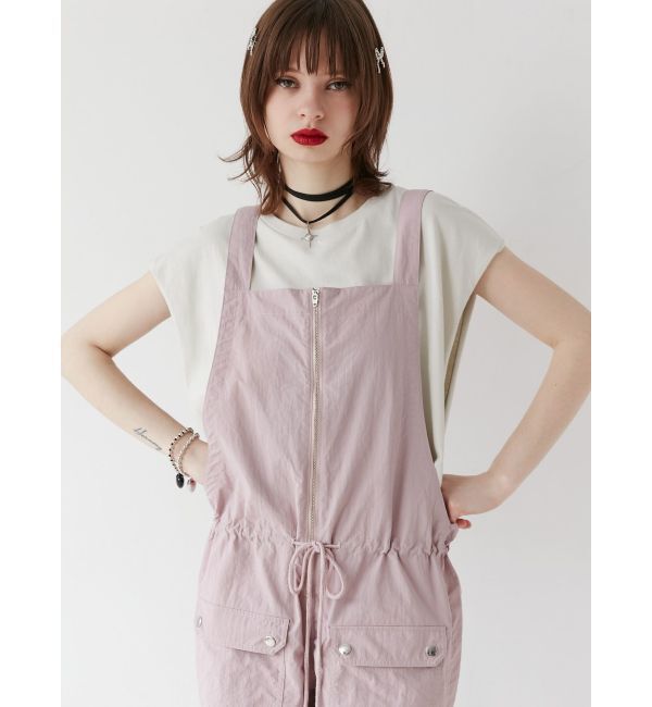 jouetie「フロントZIPジャンプスーツ」|オールインワン|