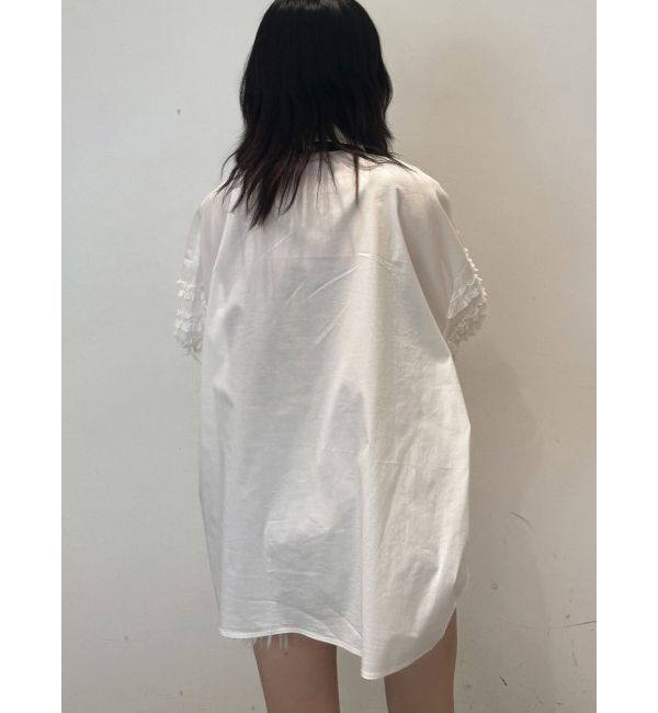 jouetie「スリーブフリルルーズタイシャツ【セットアイテム】」|シャツ・ブラウス|