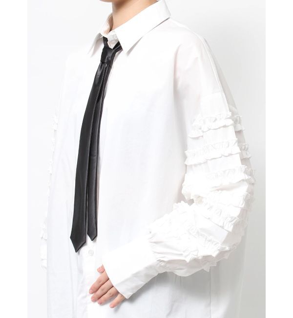 jouetie「スリーブフリルルーズタイシャツ【セットアイテム】」|シャツ・ブラウス|