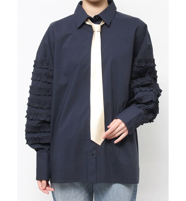 jouetie「スリーブフリルルーズタイシャツ【セットアイテム】」|シャツ・ブラウス|