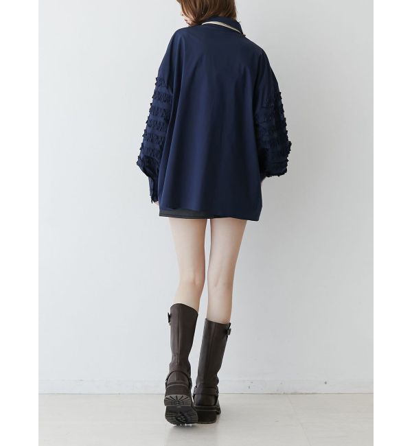 jouetie「スリーブフリルルーズタイシャツ【セットアイテム】」|シャツ・ブラウス|