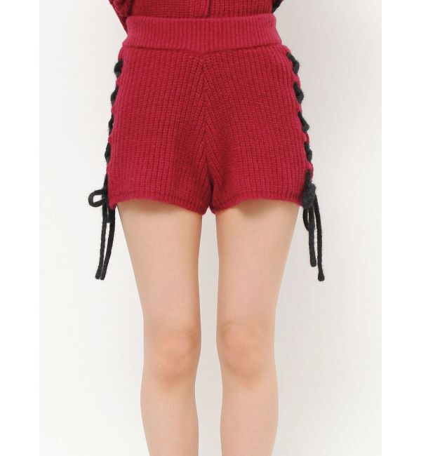 jouetie「バイカラーステッチニットショーツ【セットアップ対応】」|その他|