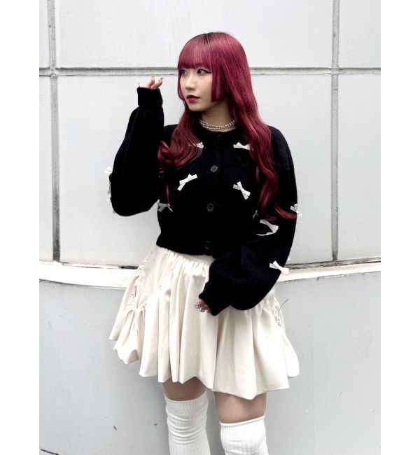 jouetie「2WAYリボンカーデ」|カーディガン|ブラック