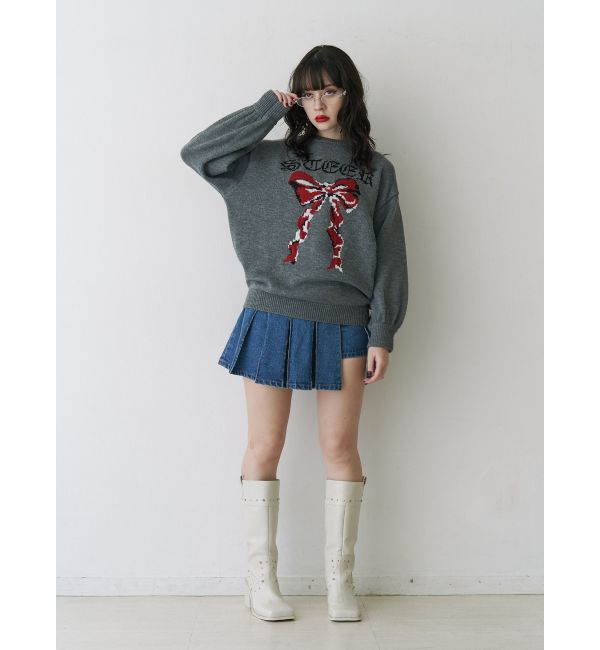 jouetie「ラッププリーツデニムスカパン【セットアップ対応】」|デニム|