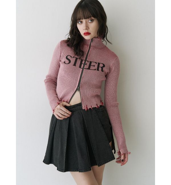 jouetie「ラッププリーツデニムスカパン【セットアップ対応】」|デニム|