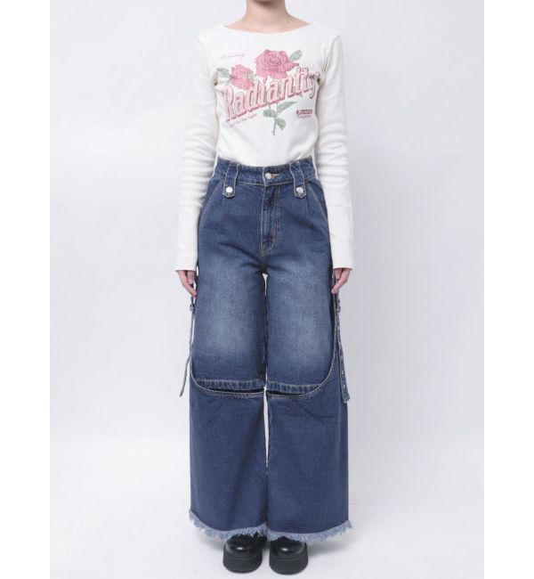 jouetie「2WAYレングスウエスタンデニム【セットアップ対応】」|デニム|