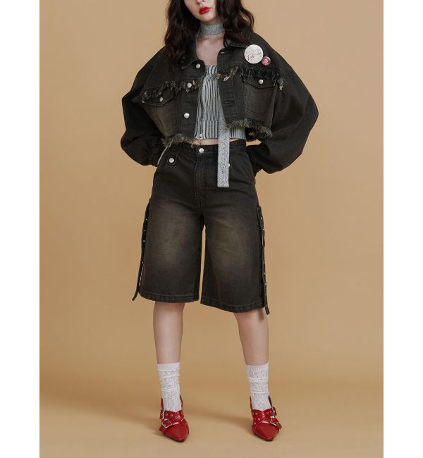 jouetie「2WAYレングスウエスタンデニム【セットアップ対応】」|デニム|