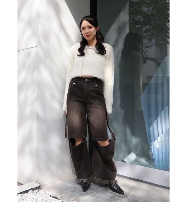 jouetie「2WAYレングスウエスタンデニム【セットアップ対応】」|デニム|