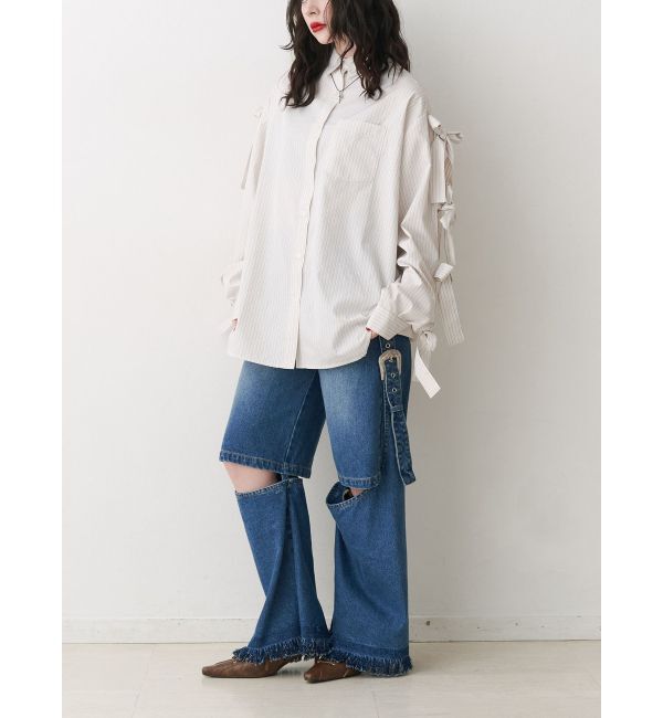 jouetie「2WAYレングスウエスタンデニム【セットアップ対応】」|デニム|