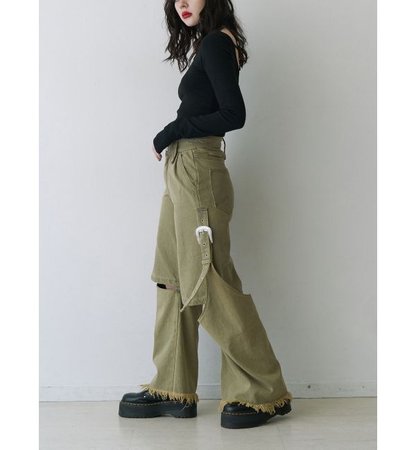 jouetie「2WAYレングスウエスタンデニム【セットアップ対応】」|デニム|