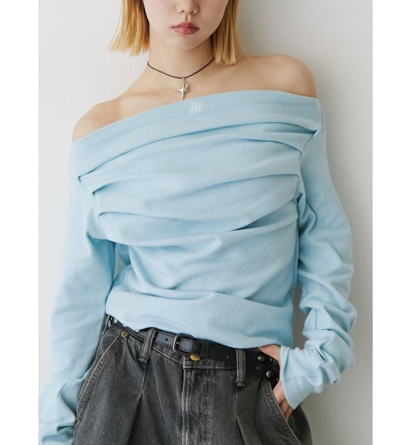jouetie「ドレープオフショルトップス」|Tシャツ・カットソー|