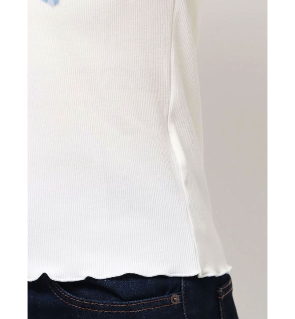 jouetie「クロスレースドッキングTシャツ」|Tシャツ・カットソー|