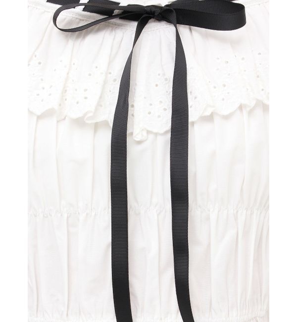 jouetie「リボンステッチフリルビスチェ【セットアップ対応】」|シャツ・ブラウス|