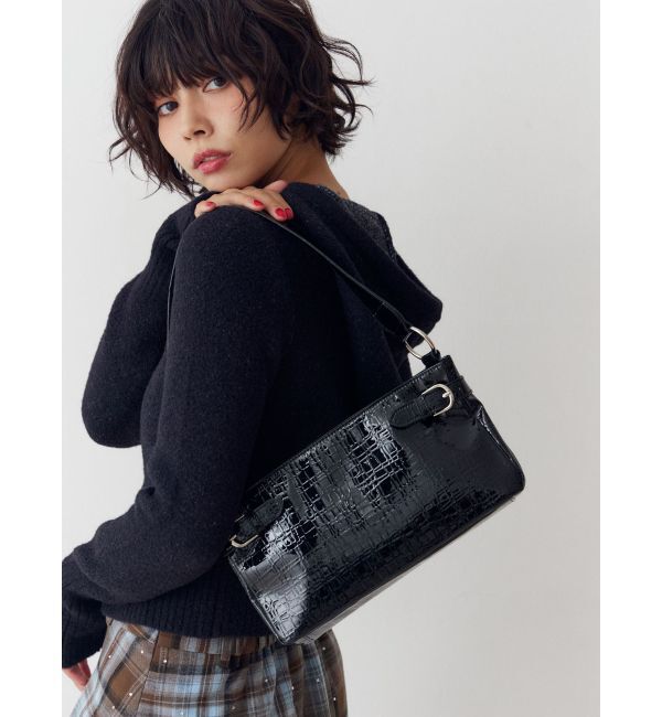 jouetie「ベルトカラーハンドバッグ」|ハンドバッグ|ブラック