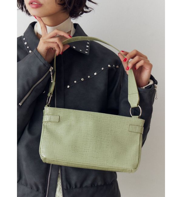 jouetie「ベルトカラーハンドバッグ」|ハンドバッグ|グリーン