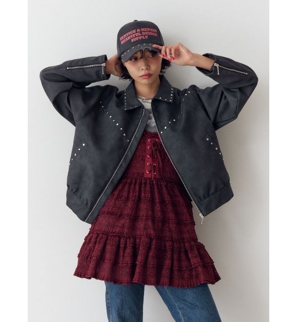 jouetie「ボリュームレースキャミワンピース」|ワンピース|