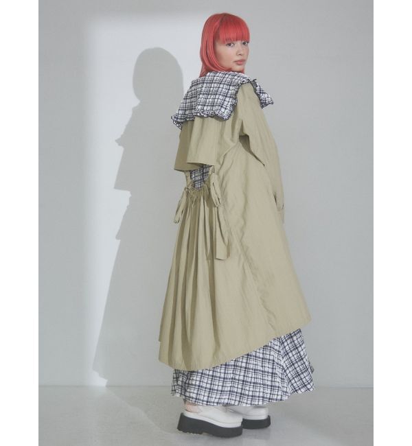 merry jenny「ギャザーウインドウトレンチコート」|トレンチコート|