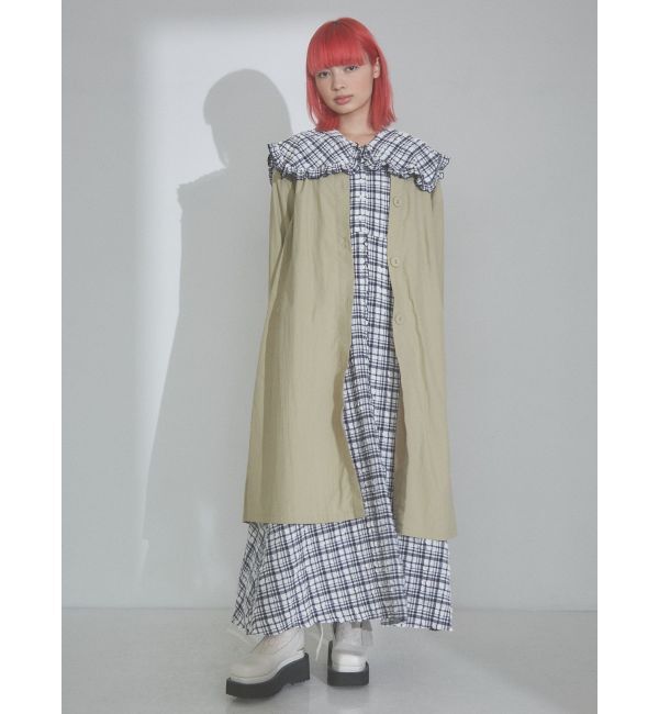 merry jenny「ギャザーウインドウトレンチコート」|トレンチコート|