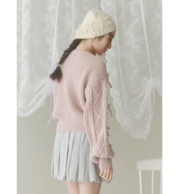 merry jenny「ribbonビーニー」|ニット帽|