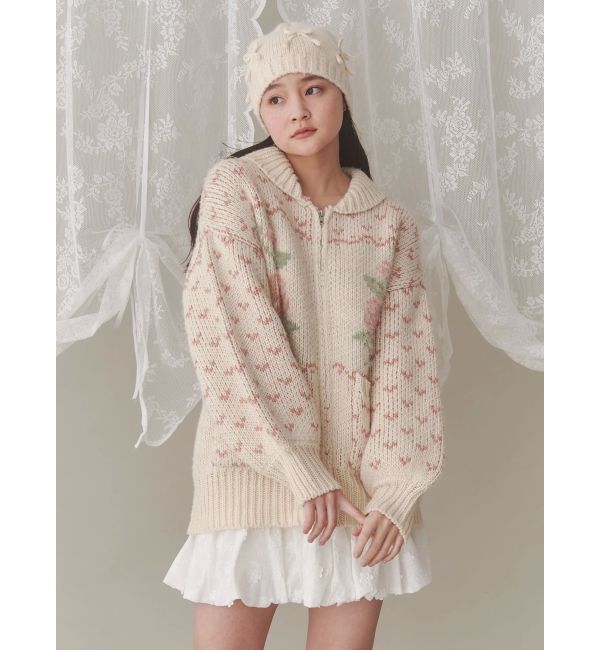 merry jenny「ribbonビーニー」|ニット帽|