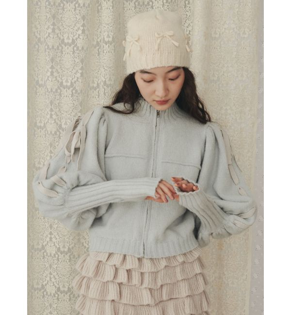 merry jenny「ribbonビーニー」|ニット帽|