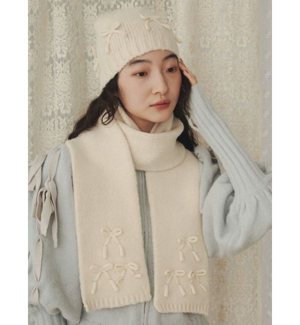 merry jenny「ribbonビーニー」|ニット帽|