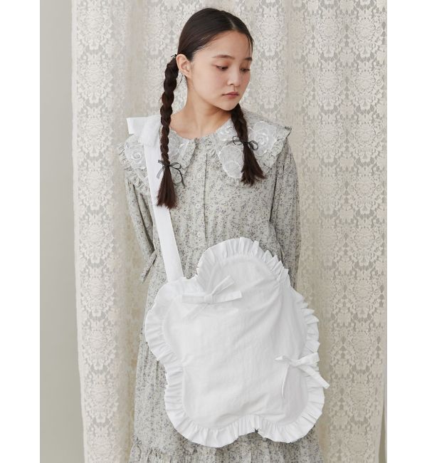 merry jenny「おはなフリルトートバッグ」|トートバッグ|