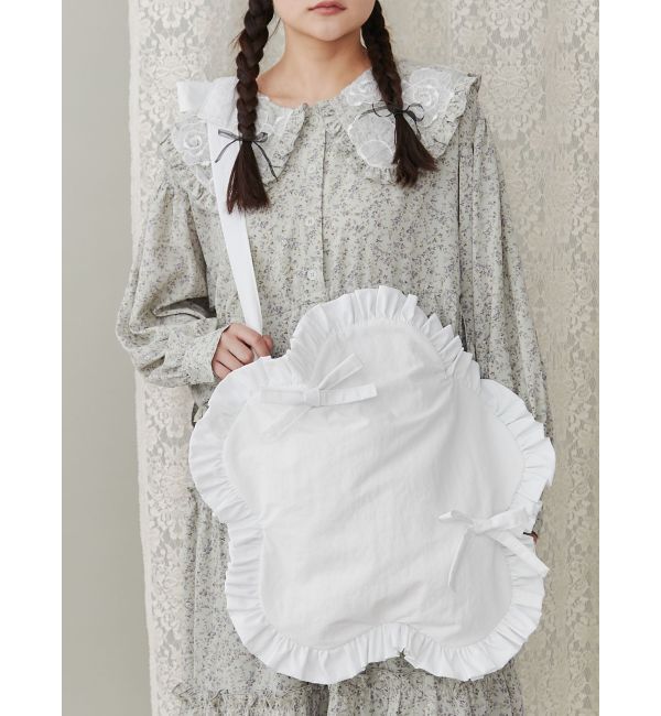 merry jenny「おはなフリルトートバッグ」|トートバッグ|