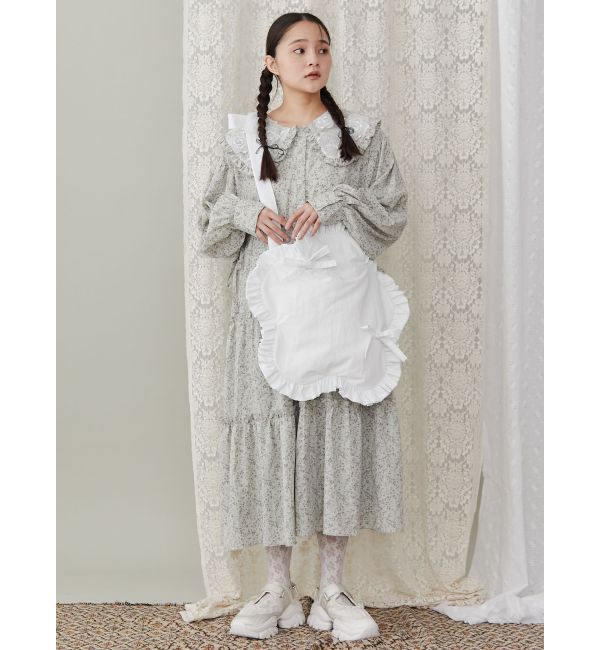 merry jenny「おはなフリルトートバッグ」|トートバッグ|