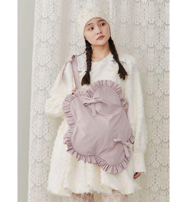 merry jenny「おはなフリルトートバッグ」|トートバッグ|