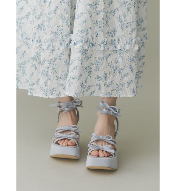 merry jenny「ribbon ribbon sandal」|サンダル|