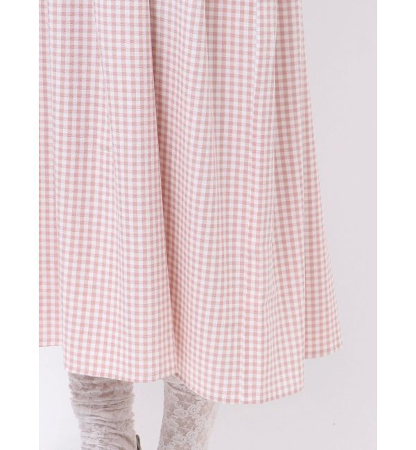 merry jenny「ギンガムチェックフリルワンピース」|ワンピース|